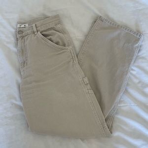 GARAGE beige carpenter pants size 03